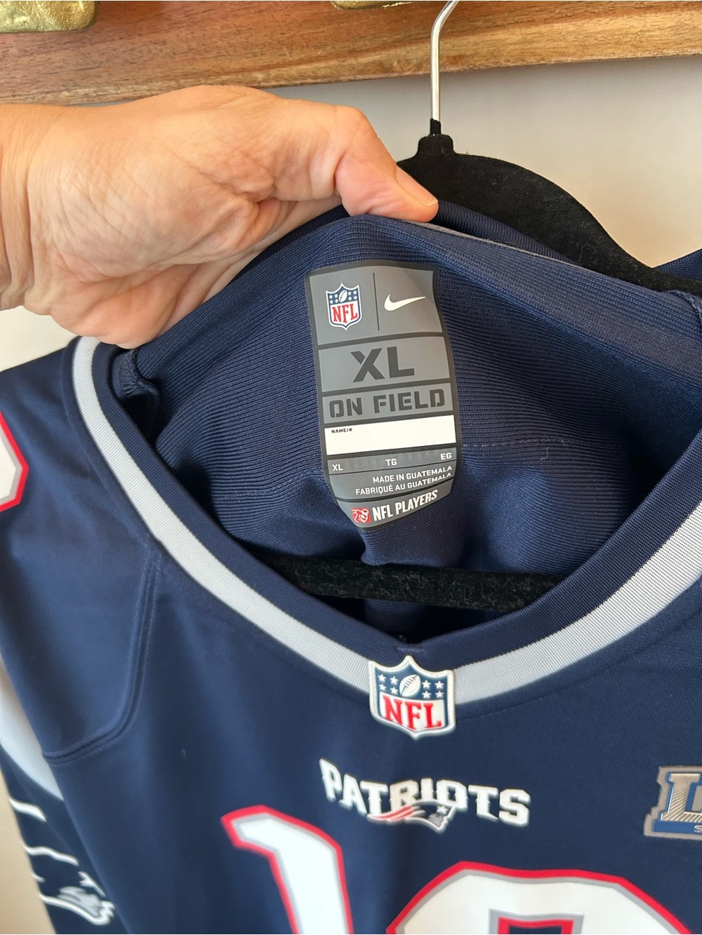NFL Patriots Tom Brady #12 Super Bowl LIII Nike On Field Jersey XL - Picture 7 of 13